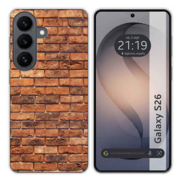 Funda Silicona para Samsung Galaxy S26 5G diseño Ladrillo...