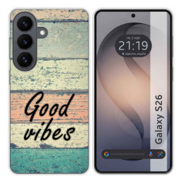Funda Silicona para Samsung Galaxy S26 5G diseño Madera...