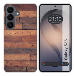 Funda Silicona para Samsung Galaxy S26 5G diseño Madera...