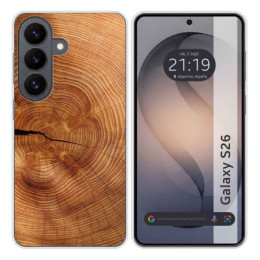Funda Silicona para Samsung Galaxy S26 5G diseño Madera...