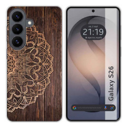 Funda Silicona para Samsung Galaxy S26 5G diseño Madera...