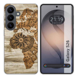 Funda Silicona para Samsung Galaxy S26 5G diseño Madera...