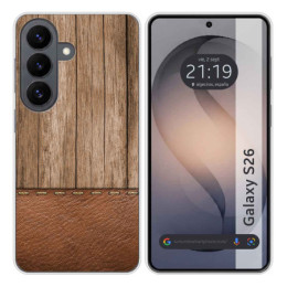 Funda Silicona para Samsung Galaxy S26 5G diseño Madera...
