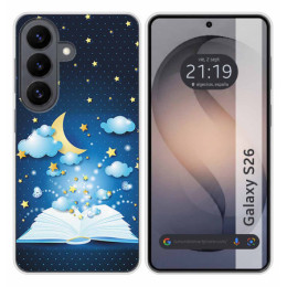 Funda Silicona para Samsung Galaxy S26 5G diseño Libro...