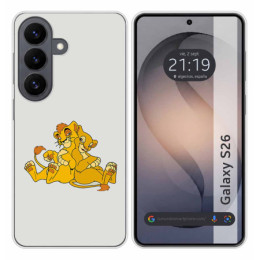 Funda Silicona para Samsung Galaxy S26 5G diseño Leones...