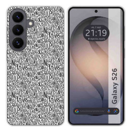 Funda Silicona para Samsung Galaxy S26 5G diseño Letras...