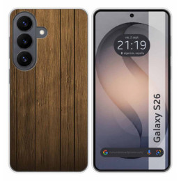 Funda Silicona para Samsung Galaxy S26 5G diseño Madera...