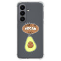 Funda Silicona Antigolpes para Samsung Galaxy S26 5G diseño Vegan Life Dibujos