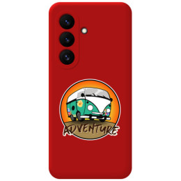 Funda Silicona Líquida Roja para Samsung Galaxy S26 5G...