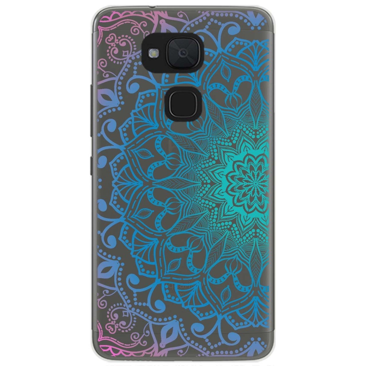 Funda Gel Transparente para Bq Aquaris V Plus / Vs Plus Diseño Mandala Dibujos