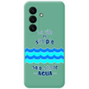 Funda Silicona Líquida Verde para Samsung Galaxy S26 5G diseño Agua Dibujos