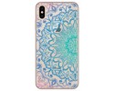 Funda Gel Transparente para Huawei Honor 7C / Y7 2018 Diseño Mandala Dibujos
