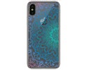 Funda Gel Transparente para IPHONE X Diseño Mandala Dibujos