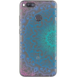 Funda Gel Transparente para XIAOMI MI 5X / MI A1 diseño Mandala Dibujos