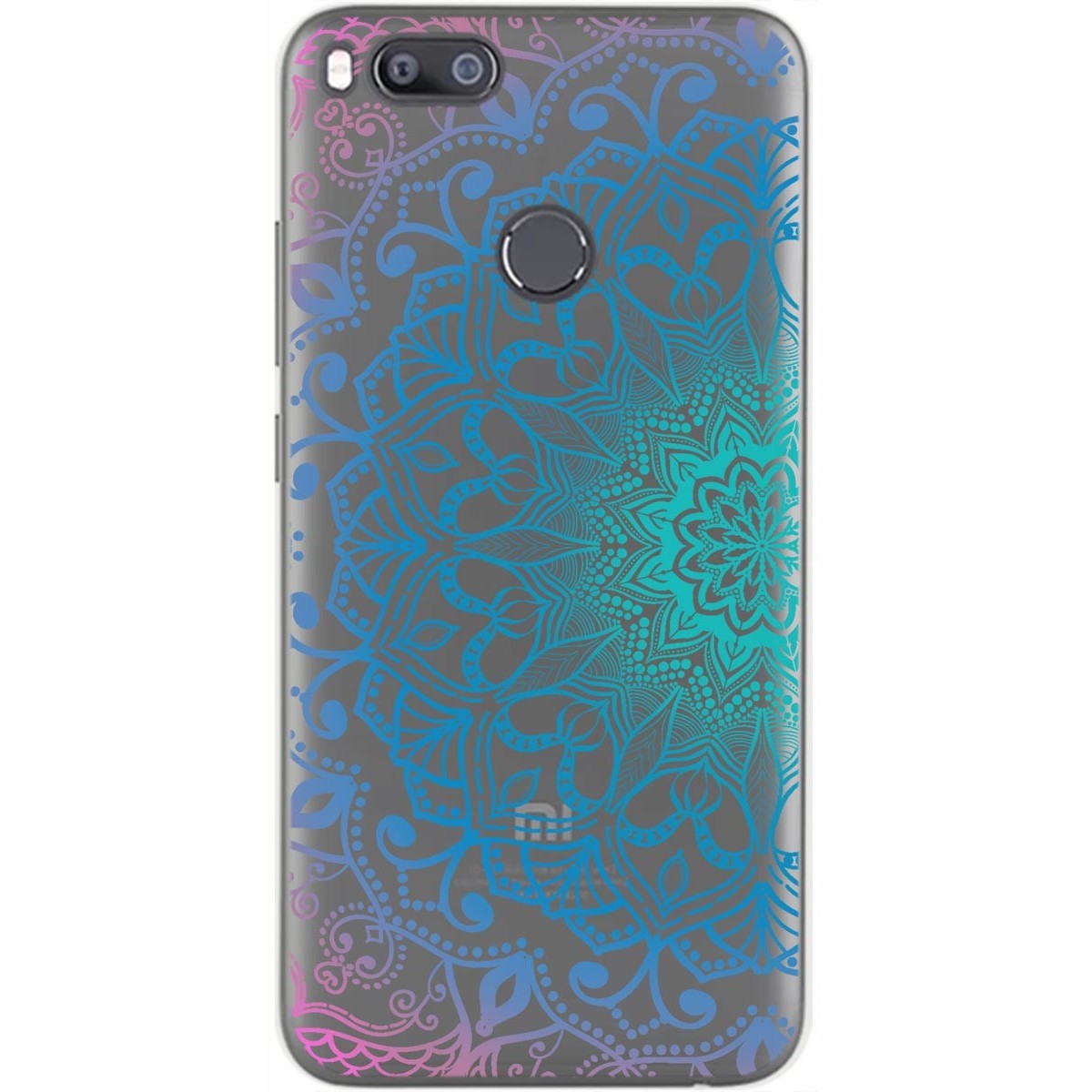 Funda Gel Transparente para XIAOMI MI 5X / MI A1 diseño Mandala Dibujos