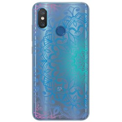 Funda Gel Transparente para XIAOMI Mi 8 diseño Mandala Dibujos