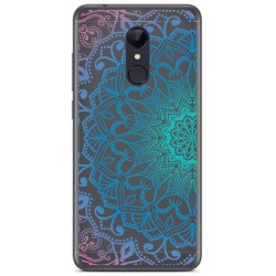 Funda Gel Transparente para Xiaomi Redmi 5 Plus Diseño Mandala Dibujos