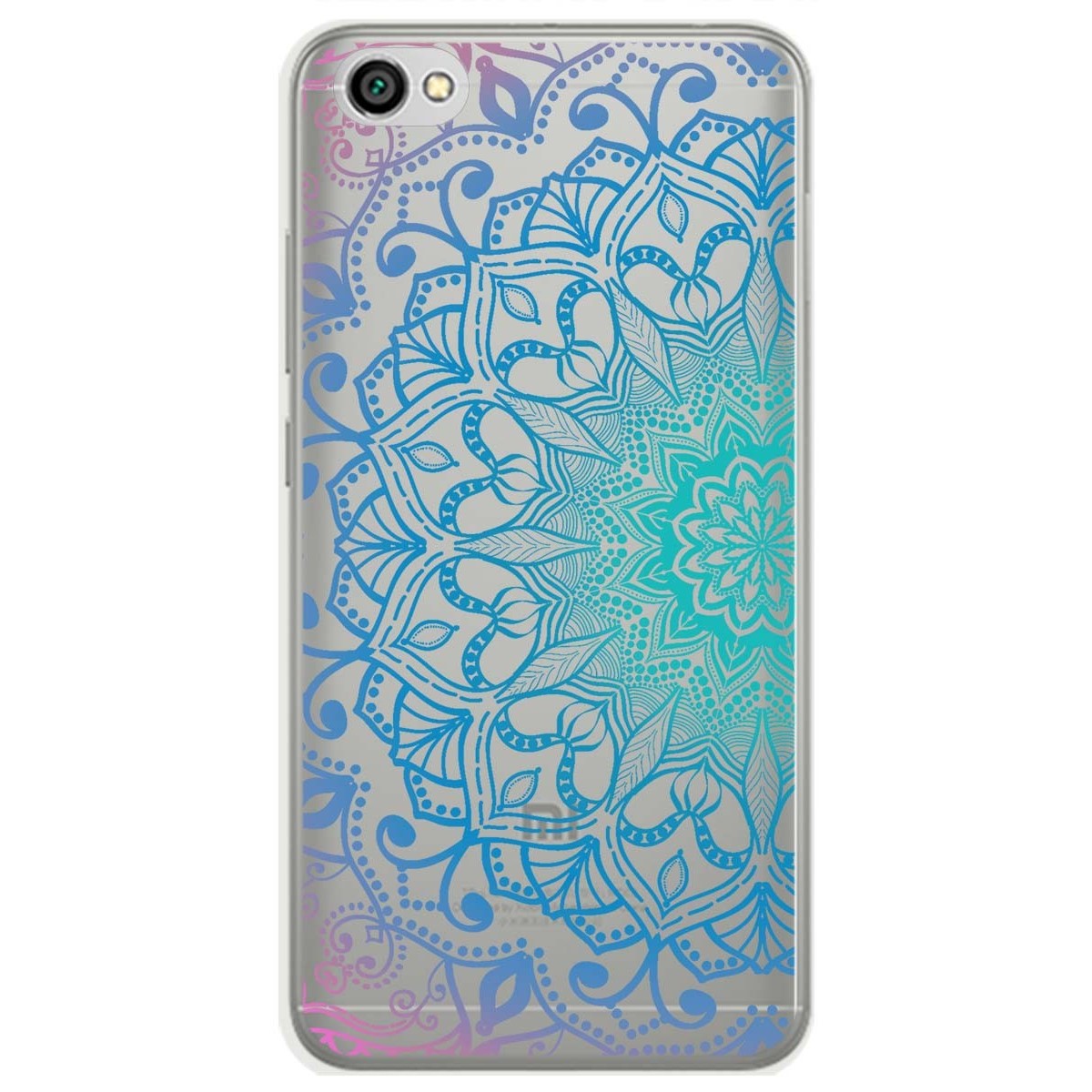Funda Gel Transparente para Xiaomi Redmi Note 5A Diseño Mandala Dibujos