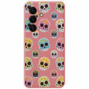Funda Silicona Líquida Rosa para Samsung Galaxy S26+ Plus 5G diseño Catrina Dibujos
