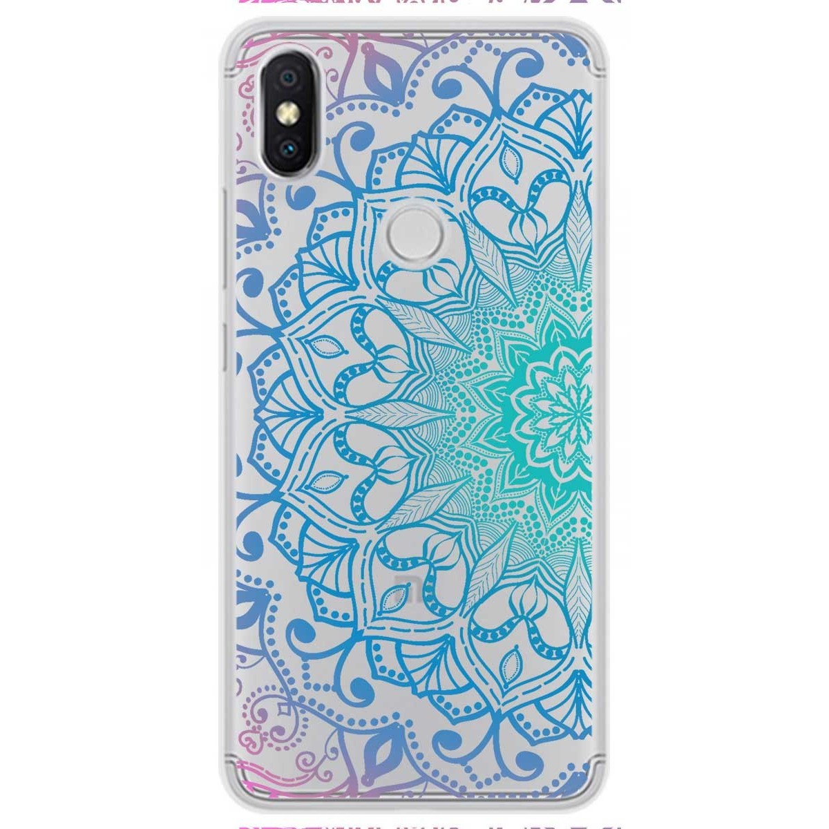 Funda Gel Transparente para XIAOMI REDMI S2 diseño Mandala Dibujos