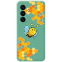 Funda Silicona Líquida Verde para Samsung Galaxy S26+ Plus 5G diseño Abeja Dibujos