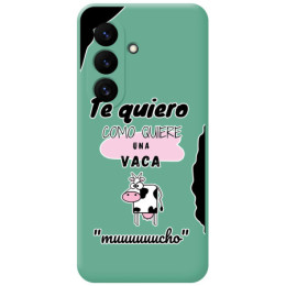 Funda Silicona Líquida Verde para Samsung Galaxy S26+...