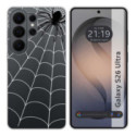 Funda Silicona Transparente para Samsung Galaxy S26 Ultra 5G diseño Araña Dibujos