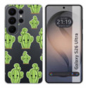Funda Silicona Transparente para Samsung Galaxy S26 Ultra 5G diseño Cactus Dibujos