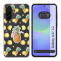 Funda Silicona Transparente para Samsung Galaxy A37 5G diseño Piña Dibujos