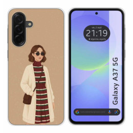 Funda Silicona para Samsung Galaxy A37 5G diseño Mujer 09...