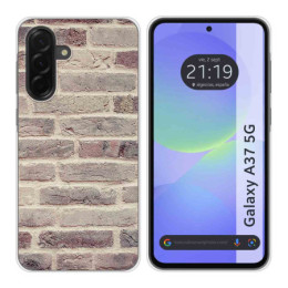 Funda Silicona para Samsung Galaxy A37 5G diseño Ladrillo...