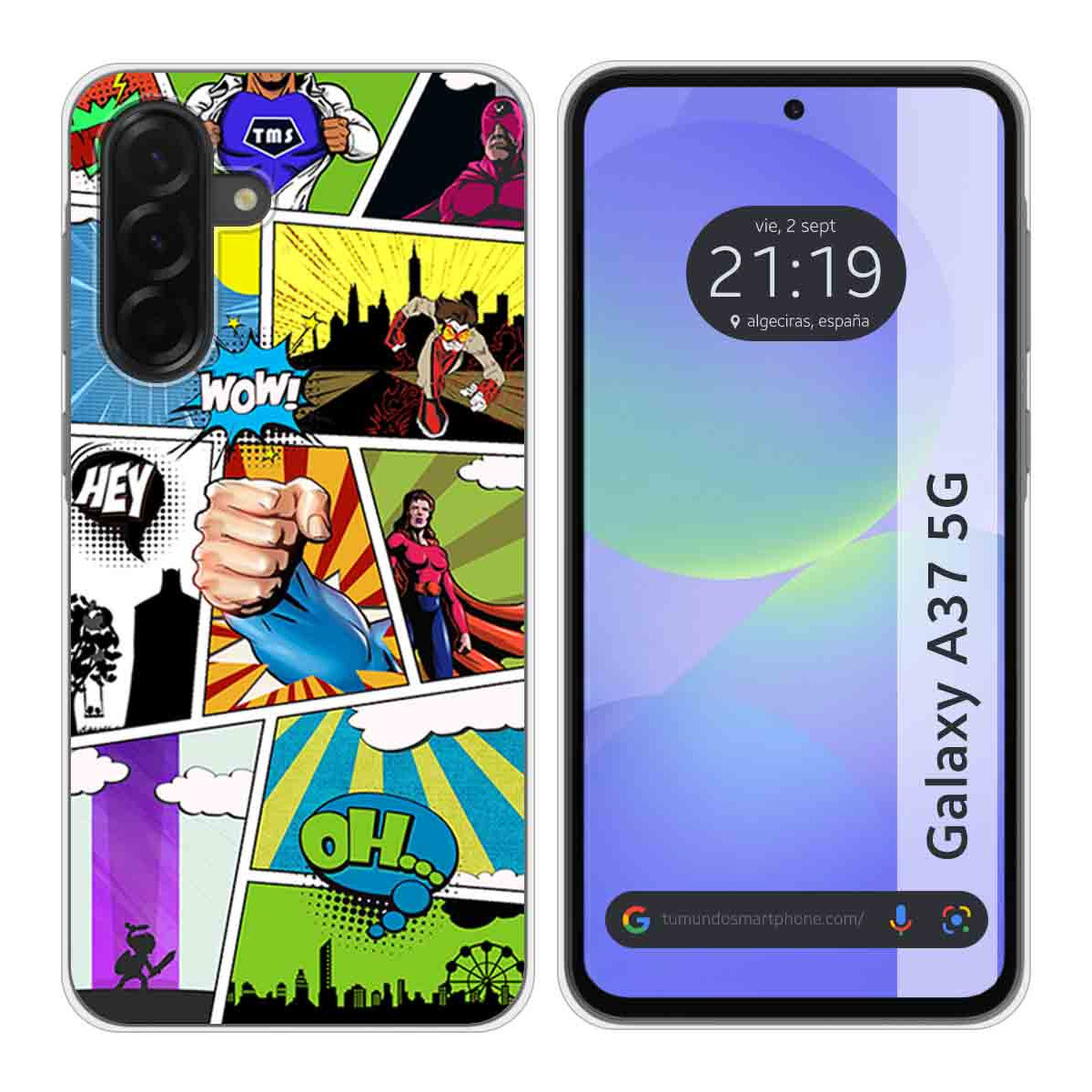 Funda Silicona para Samsung Galaxy A37 5G...