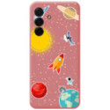 Funda Silicona Líquida Rosa para Samsung Galaxy A37 5G diseño Espacio Dibujos