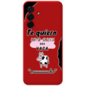 Funda Silicona Líquida Roja para Samsung Galaxy A37 5G diseño Vaca Dibujos
