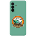 Funda Silicona Líquida Verde para Samsung Galaxy A37 5G diseño Adventure Dibujos