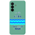 Funda Silicona Líquida Verde para Samsung Galaxy A37 5G diseño Agua Dibujos