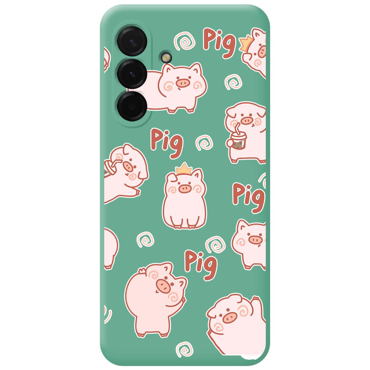 Funda Silicona Líquida Verde para Samsung...