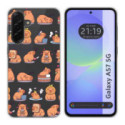 Funda Silicona Transparente para Samsung Galaxy A57 5G diseño Capibara 01 Dibujos