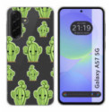 Funda Silicona Transparente para Samsung Galaxy A57 5G diseño Cactus Dibujos