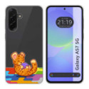 Funda Silicona Transparente para Samsung Galaxy A57 5G diseño Leopardo Dibujos