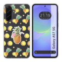 Funda Silicona Transparente para Samsung Galaxy A57 5G diseño Piña Dibujos