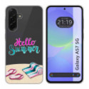 Funda Silicona Transparente para Samsung Galaxy A57 5G diseño Summer Dibujos