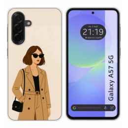 Funda Silicona para Samsung Galaxy A57 5G diseño Mujer 01...