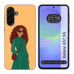 Funda Silicona para Samsung Galaxy A57 5G diseño Mujer 06...