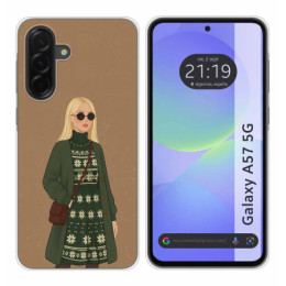Funda Silicona para Samsung Galaxy A57 5G diseño Mujer 08...