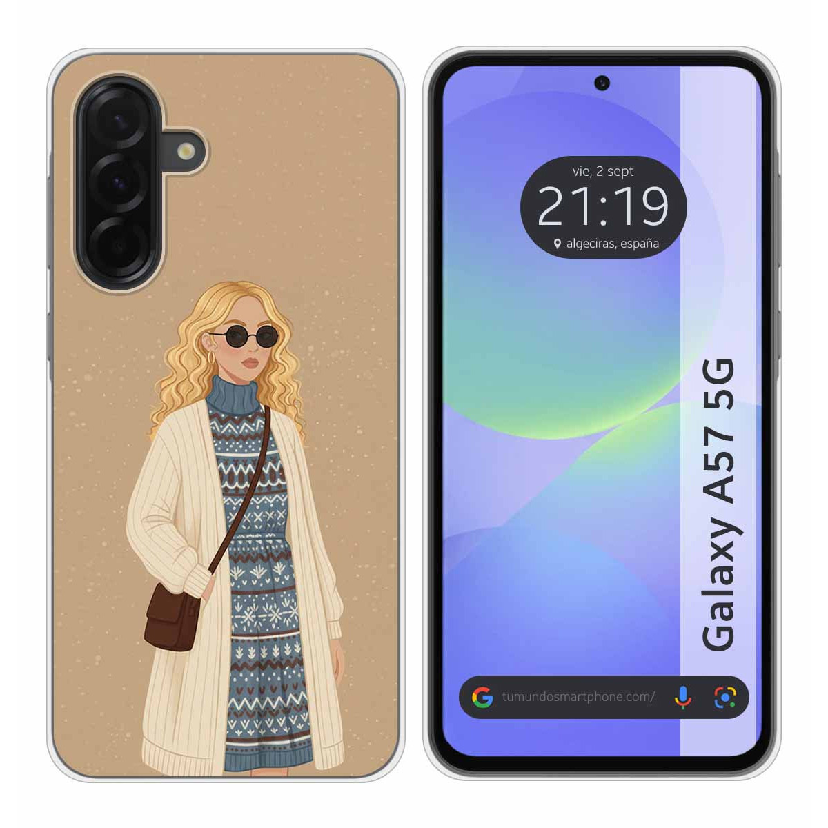 Funda Silicona para Samsung Galaxy A57 5G...