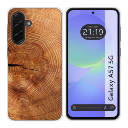 Funda Silicona para Samsung Galaxy A57 5G diseño Madera...
