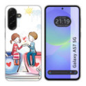 Funda Silicona para Samsung Galaxy A57 5G diseño Café Dibujos