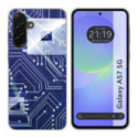 Funda Silicona para Samsung Galaxy A57 5G diseño Circuito Dibujos