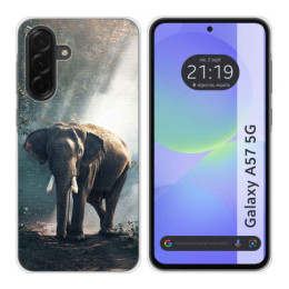 Funda Silicona para Samsung Galaxy A57 5G diseño Elefante...